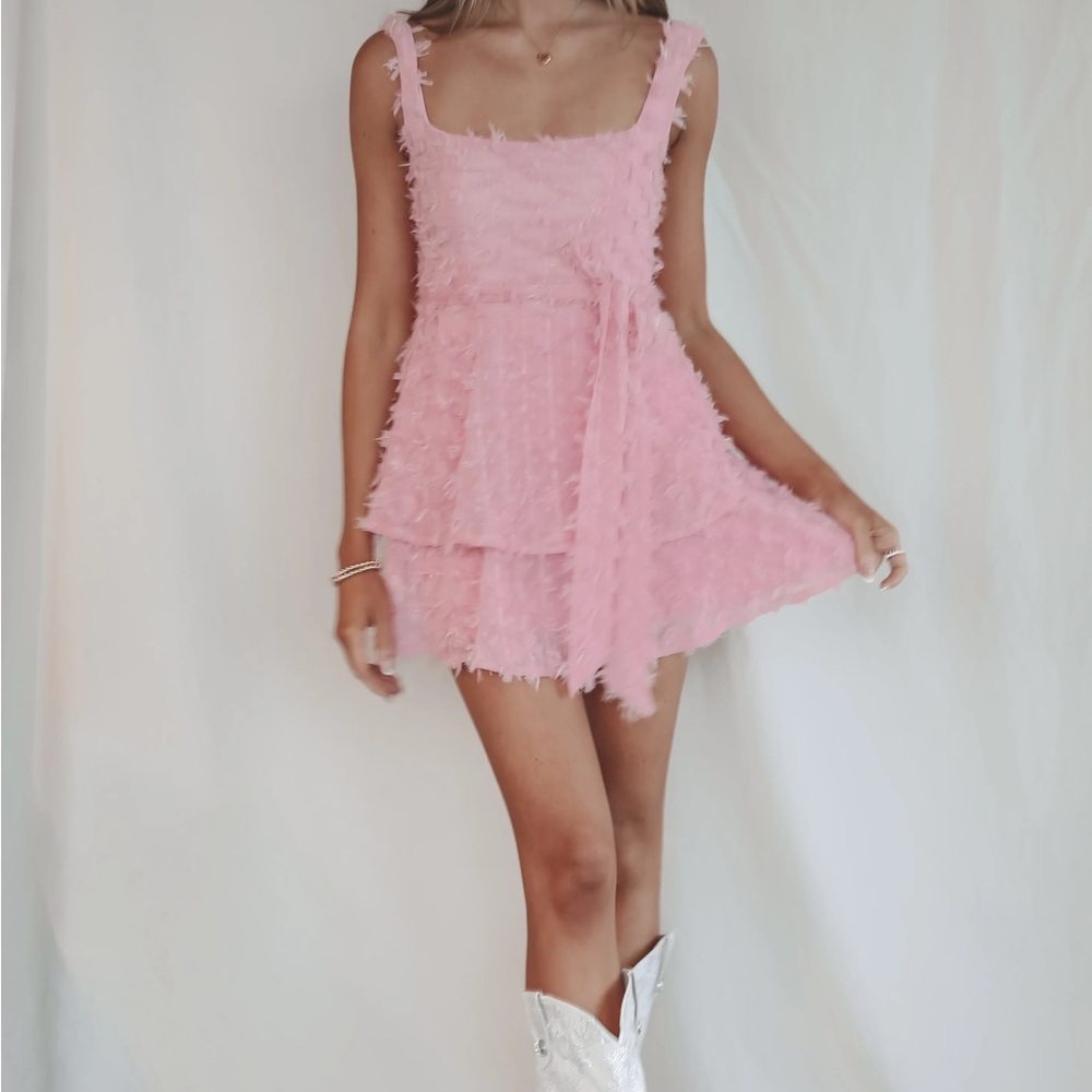 SHOW ME YOUR MUMU Meg Pink Mini Party Dress